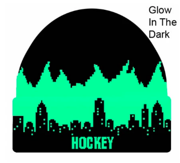 Hockey Skateboards | Lights Out Beanie | (Black/GITD) – Legacy