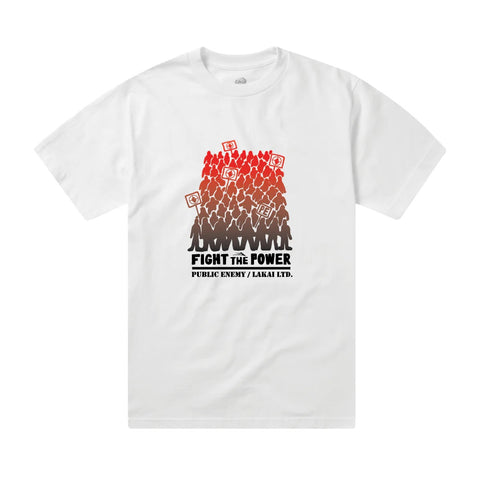 Lakai x Public Enemy Fight the Power Tee (White)