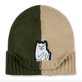 Lord Nermal Split Beanie (Moss/Stone)