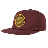 Classic 87 Swirl Patch Snapback (Bugundy/Yellow)