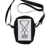 Talisman Shoulder Bag (Black/White)